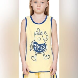 Maison Tadaboum Kids Yellow Lucie Tank Top 10-11 year old